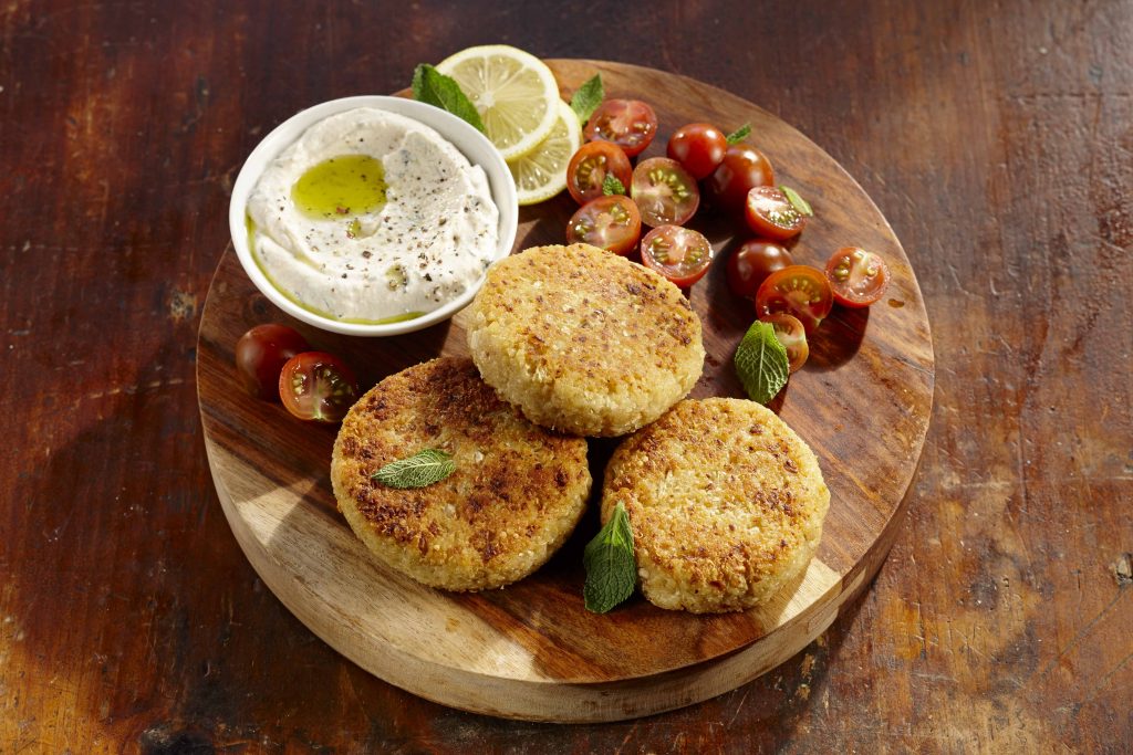 Healthy quinoa patties TIPIAK